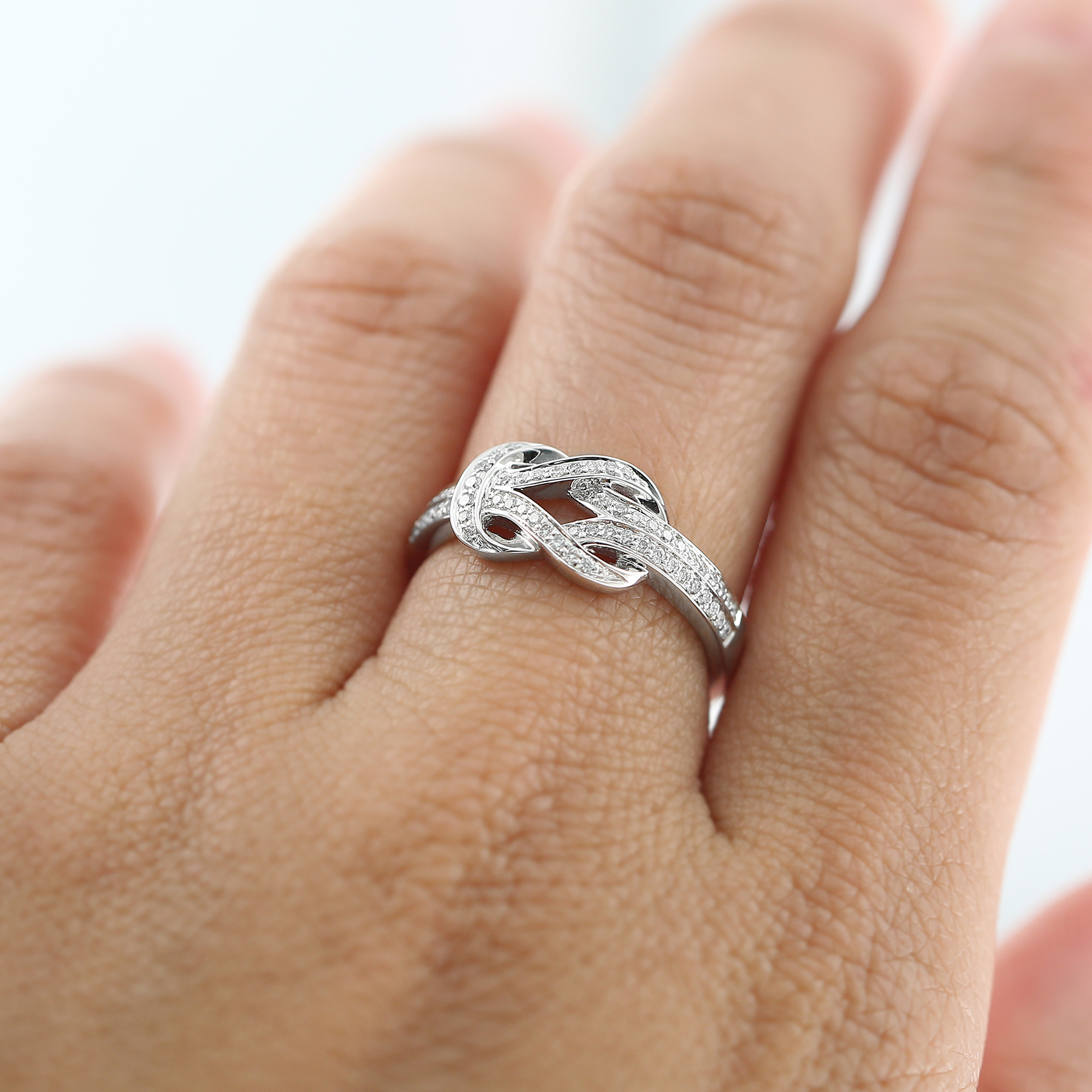Amazon.com: Infinity Ring for Women, Silver Love Knot Ring for Women,  Promise Matching Couple Ring for Wife, Infinity Knot Ring for Girlfriend,  Valentines Day Gift Infinity Ring for Women (all S 05) :