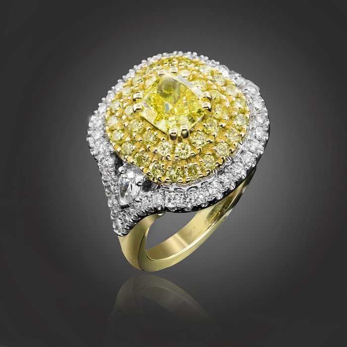 Amore Yellow Diamond Ring