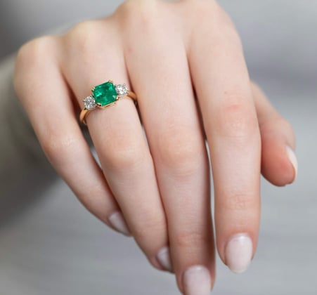 Emerald Dress Ring