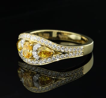 Echunga Chapel Hill Orange Diamond Ring