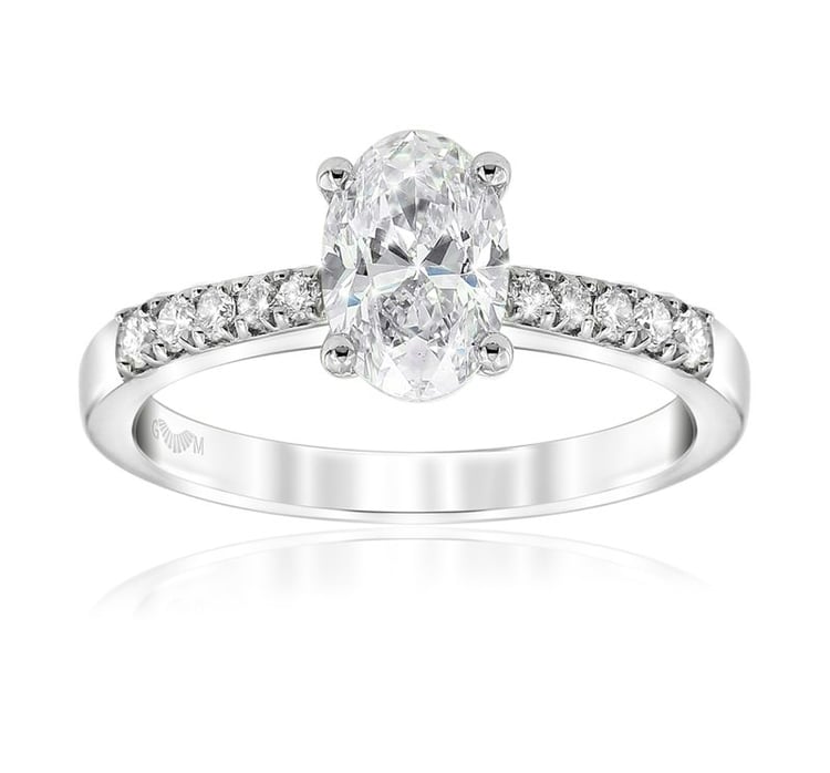 Celeste Oval Engagement Ring