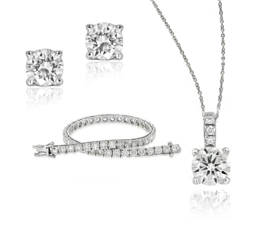 Classic Diamond Jewellery Suite
