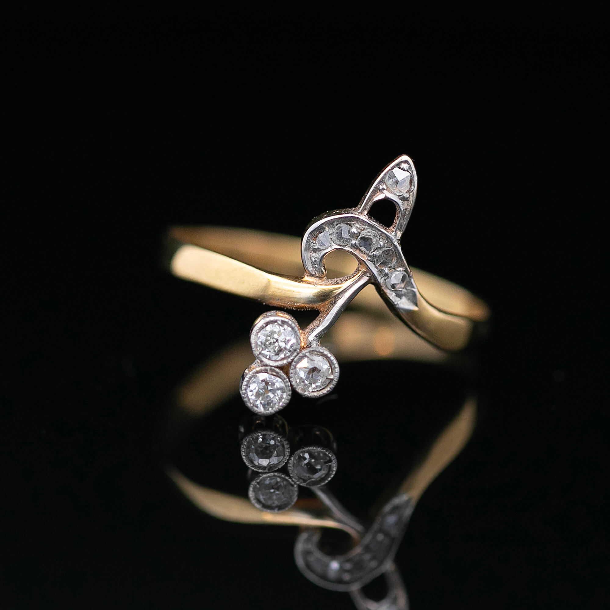 Art Nouveau Diamond Ring Circa 1900s SKU 568582