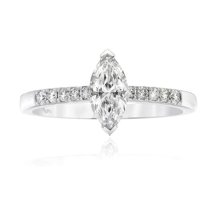 Celeste Marquise Cut Diamond Engagement Ring