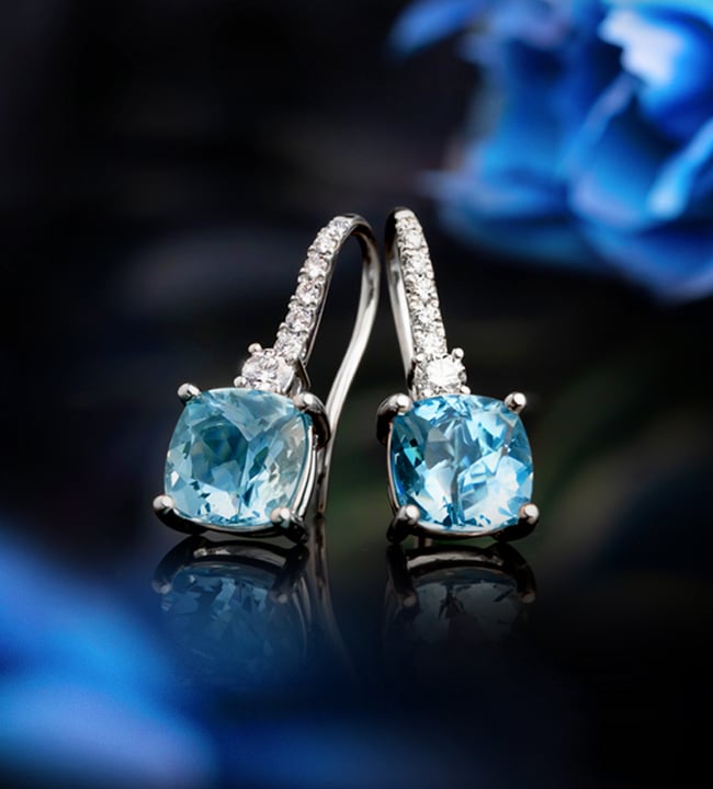 Capri Aquamarine and Diamond Earrings SKU 568356 | Gerard McCabe 2026