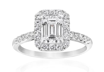 Emerald Cut Diamond Ring