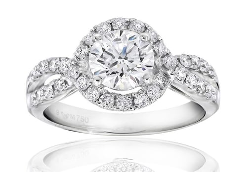Gerard McCabe Deluxe Diamond Engagement Ring Adelaide Jewellers