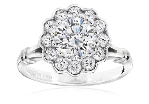 Gerard McCabe Posy Diamond Engagement Ring Adelaide Jewellers