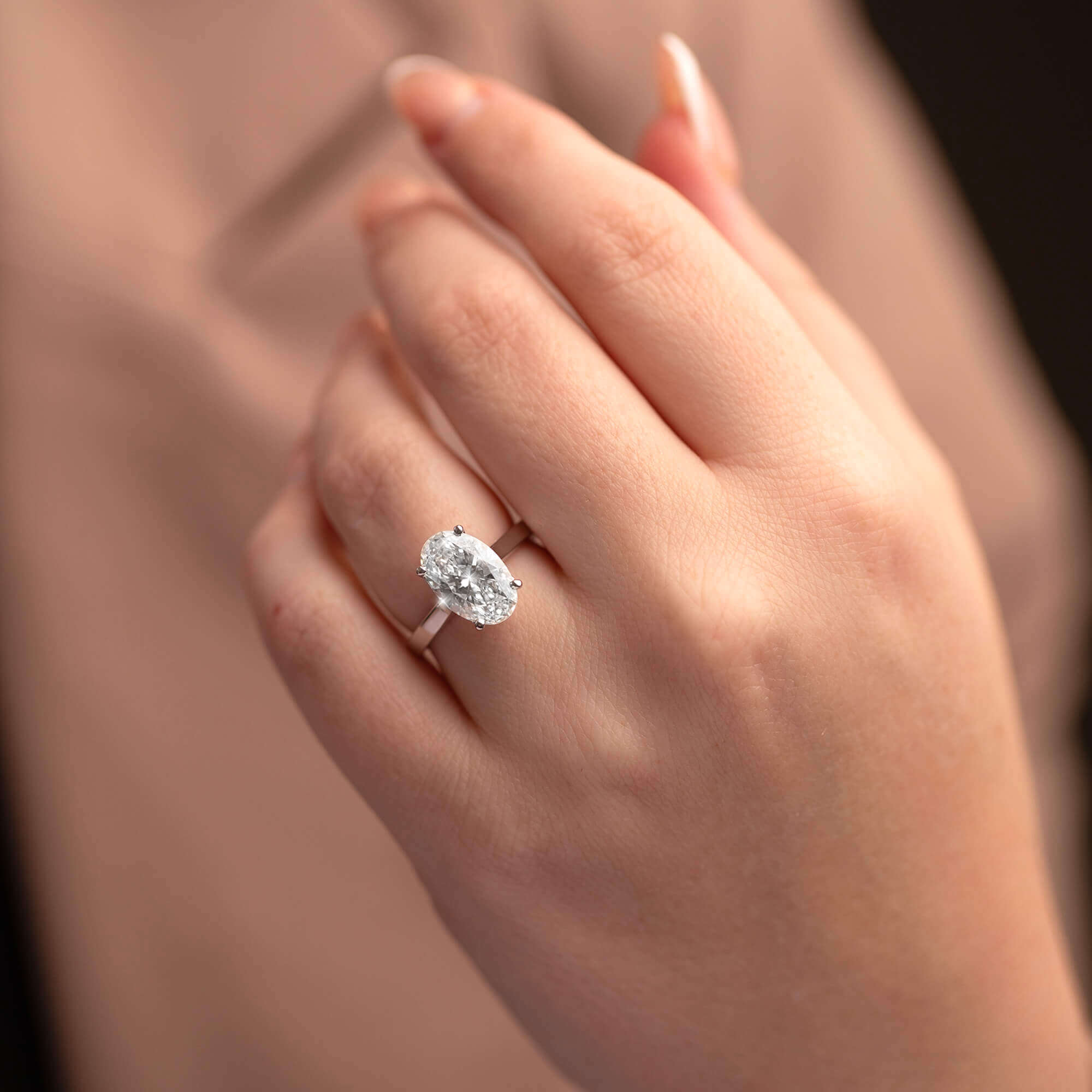 Collette 3.05ct Oval Cut EVVS2 Lab Grown Diamond Engagement Ring SKU 570840 | Gerard McCabe Jewellers 2026