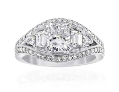 Diamond Statement Engagement Ring