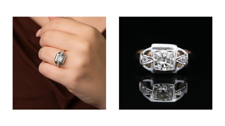 Edwardian Diamond Ring Circa 1915 SKU 564166