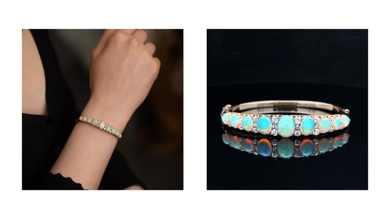 Edwardian Opal & Diamond Bangle Circa 1910 SKU 571532 | Gerard McCabe Antiques 2026