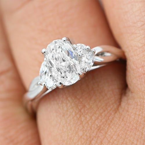 Embrace Oval Engagement Ring 2