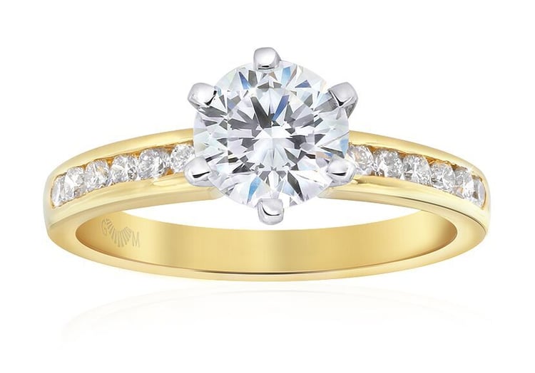 GMAC - Elegance Engagement Ring - Yellow Gold
