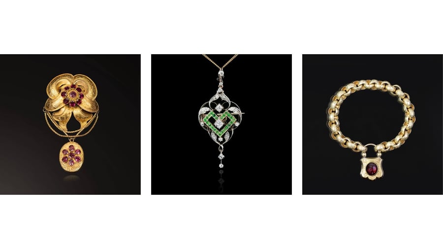 Gerard McCabe Antiques | Garnet Jewellery