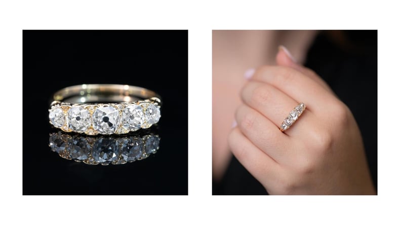 Gerard McCabe Antiques | Victorian Half Hoop Diamond Ring | 2026