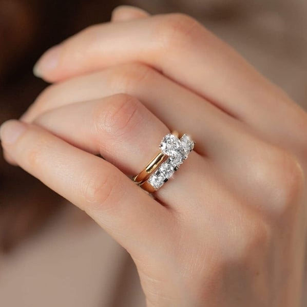 Gerard McCabe Classic Bridal Diamond Ring Stack