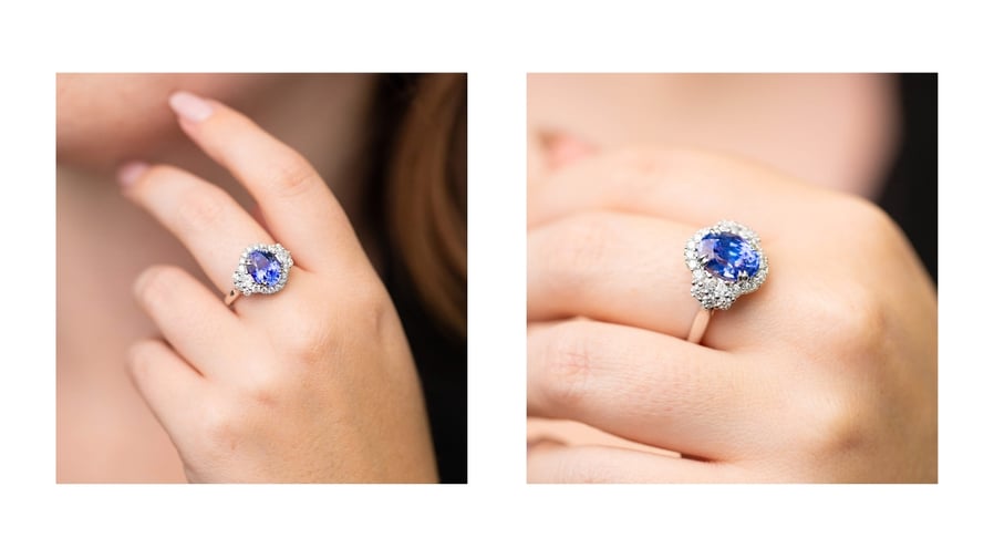 Gerard McCabe Statement ring with a 4.45ct Ceylon Sapphire & Diamonds SKU: 567515