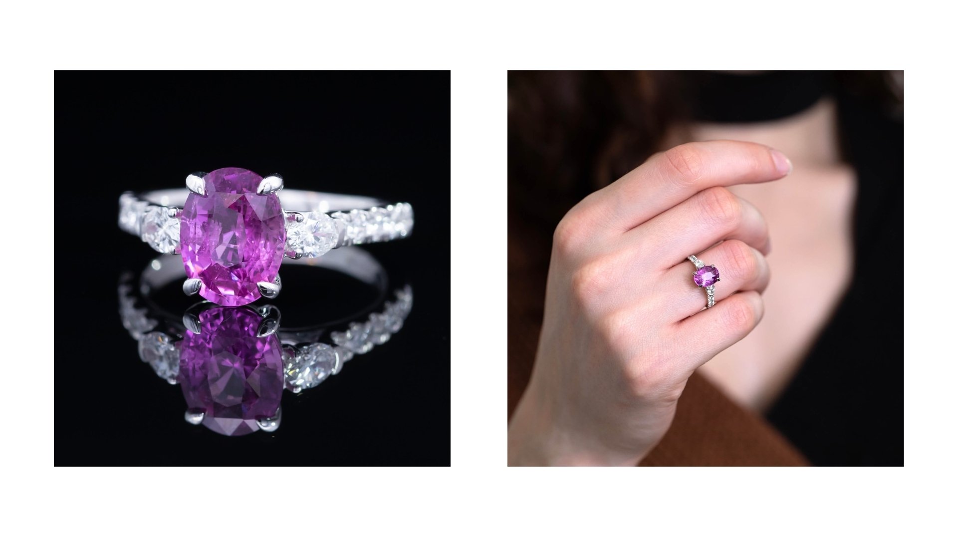 Gerard McCabe Stella 2.70ct Pink Sapphire & Diamond Ring SKU: 565313