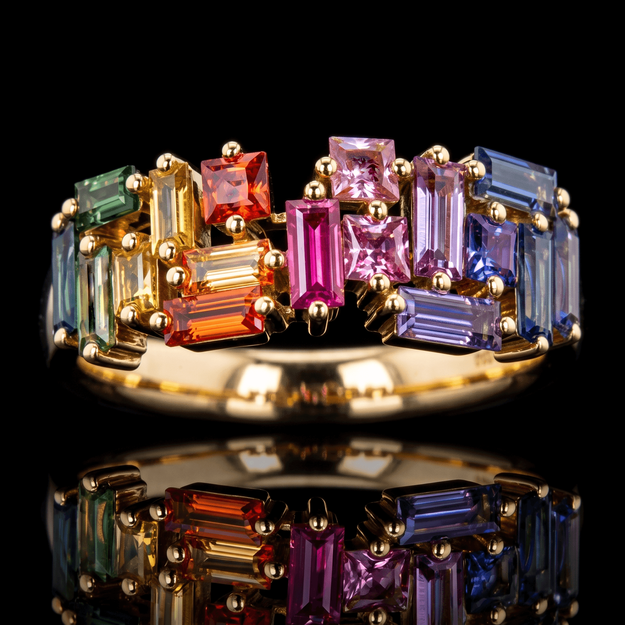 Kaleidoscope Sapphire Ring SKU 575679