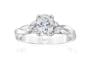 Gerard McCabe - Embrace Oval Engagement Ring (Twist)