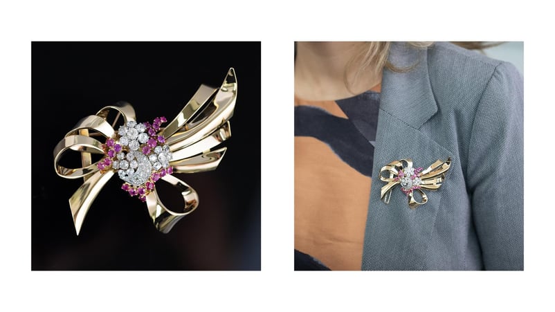 Retro Floral Bow Brooch Circa 1950 SKU 562657 | Gerard McCabe Jewellers 2026