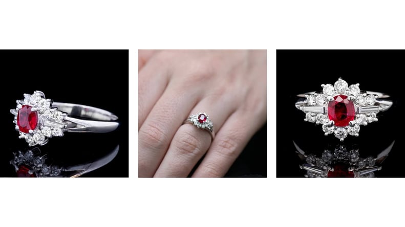 Ruby and Diamond Cocktail Ring SKU 563117 | Gerard McCabe Jewellers