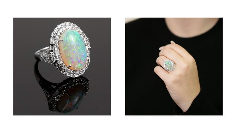 Savoir-faire Coober Pedy 5.74ct Opal and Diamond Cocktail Ring SKU 565749 | Gerard McCabe Jewellers 2026