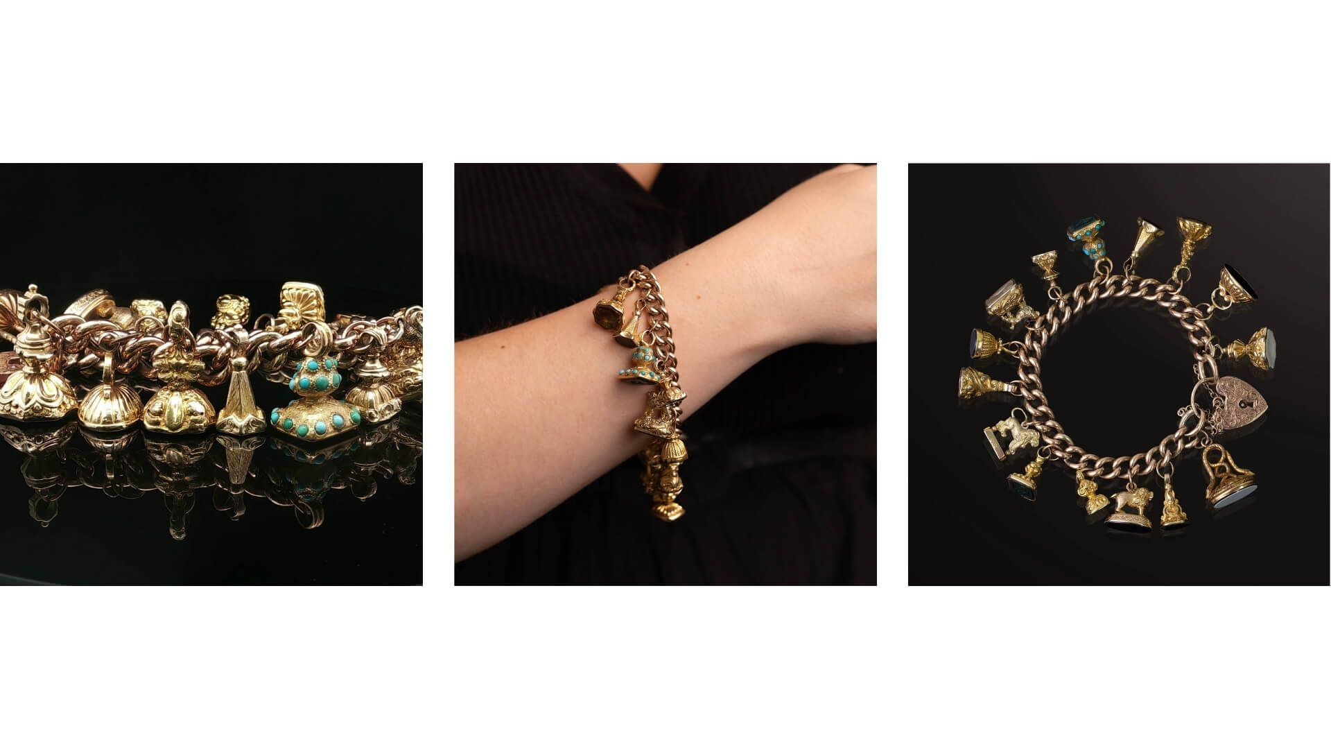 Seal Charm Bracelet Circa 1890s-1990s SKU 571638 | Gerard McCabe Antiques 2026