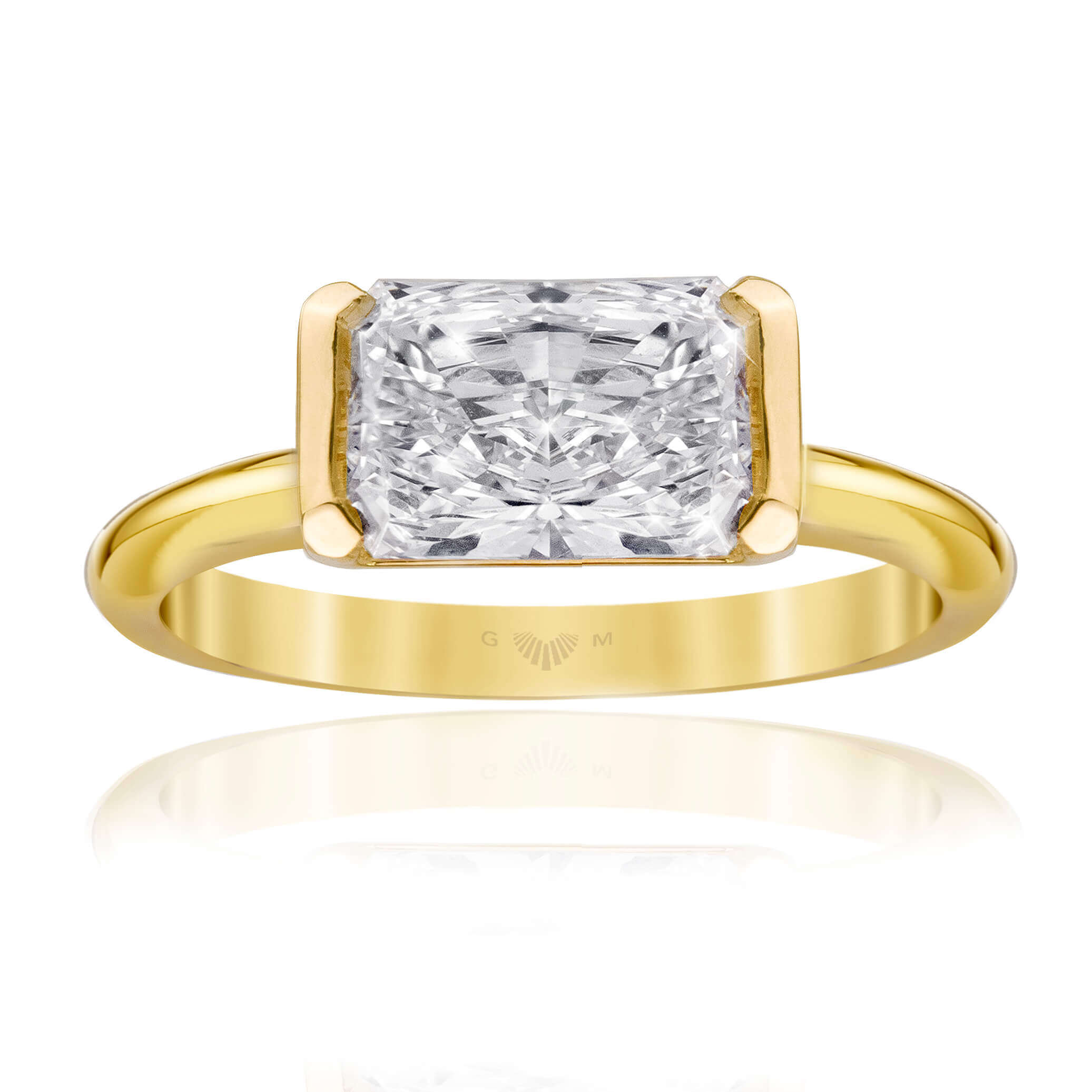 Selene Radiant Cut Diamond Engagement Ring