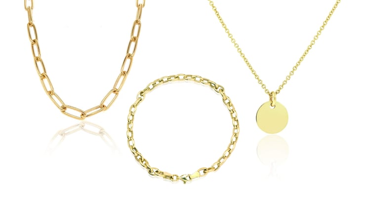 Three75 Gold Chains and Bracelets