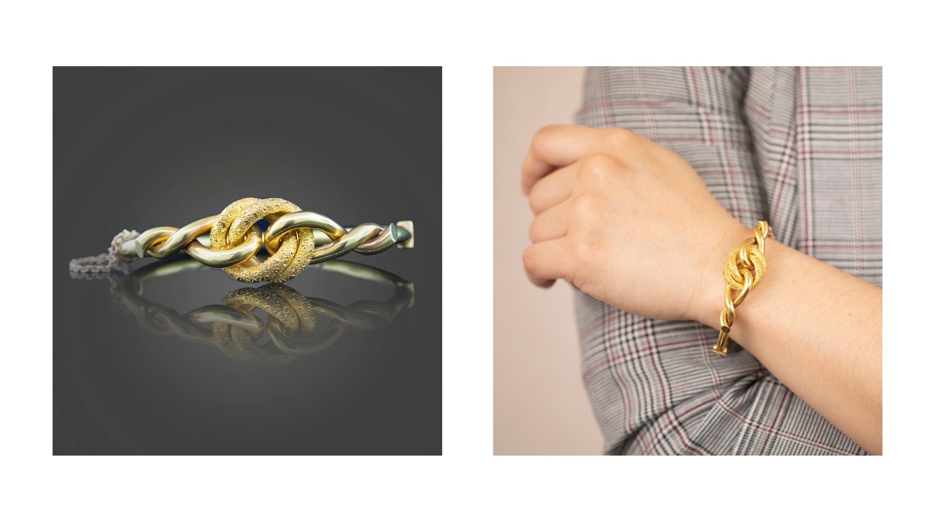 Victorian ‘Lovers Knot’ Bangle Circa 1880 | SKU: 558287