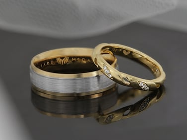 Gerard McCabe His & Hers Wedding Bands